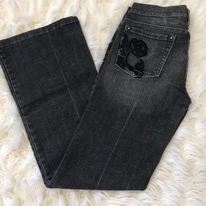 White House Black Market Noir Trouser Jeans